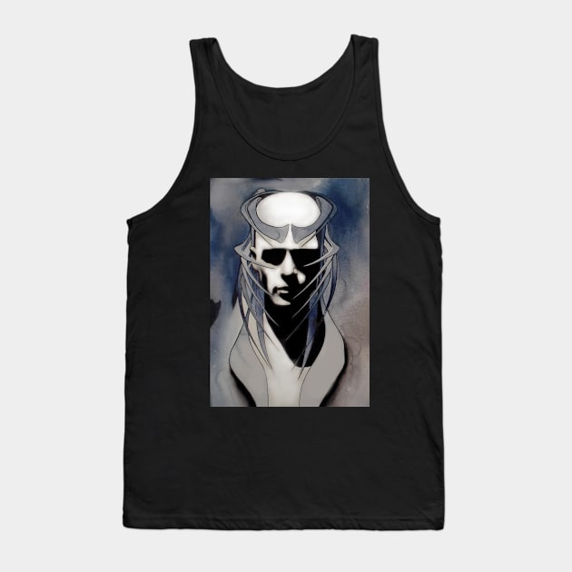 Gate Keeper's Shroud Tank Top by TinBennu